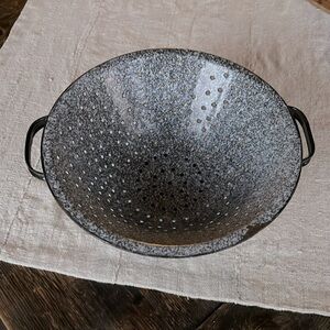 Antique Enamelware Colander